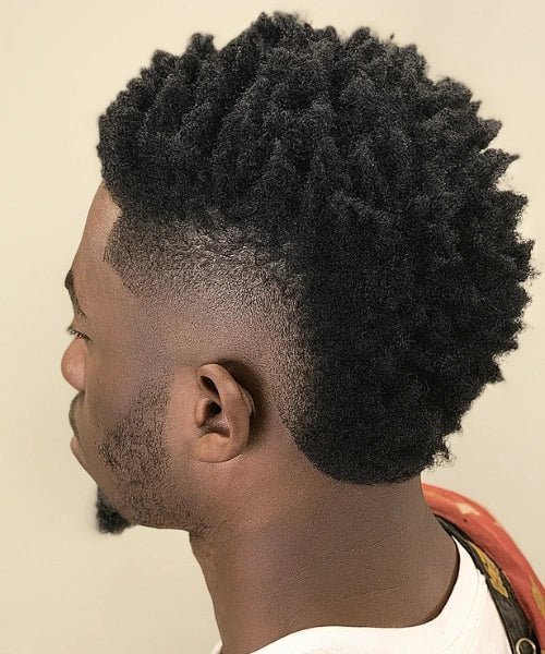 Afro Burst Fade