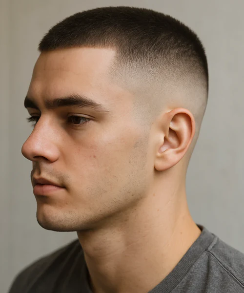 Buzz Cut High Fade