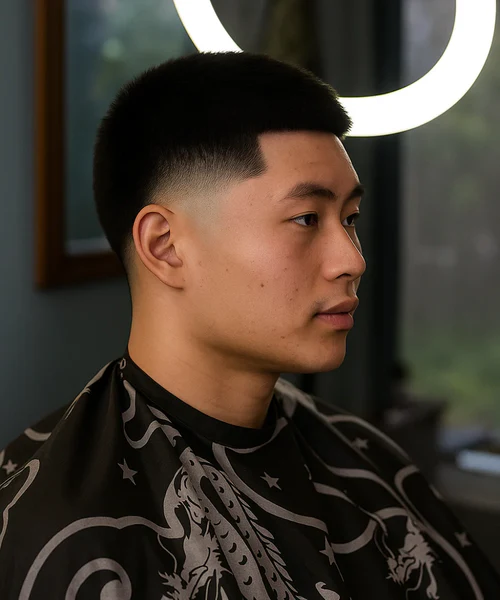 Buzz Cut High Taper Fade