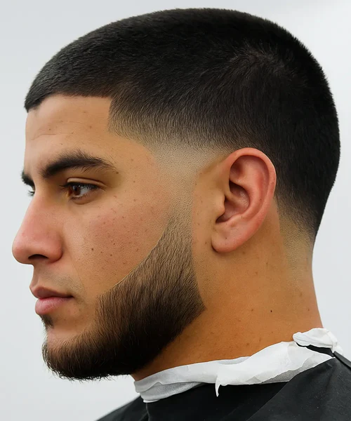 Buzz Cut Low Taper Fade