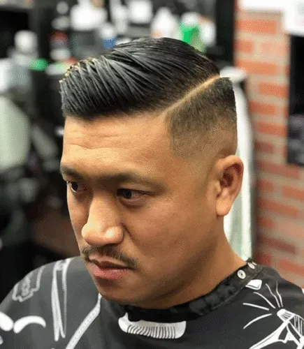 Comb Over Low Fade