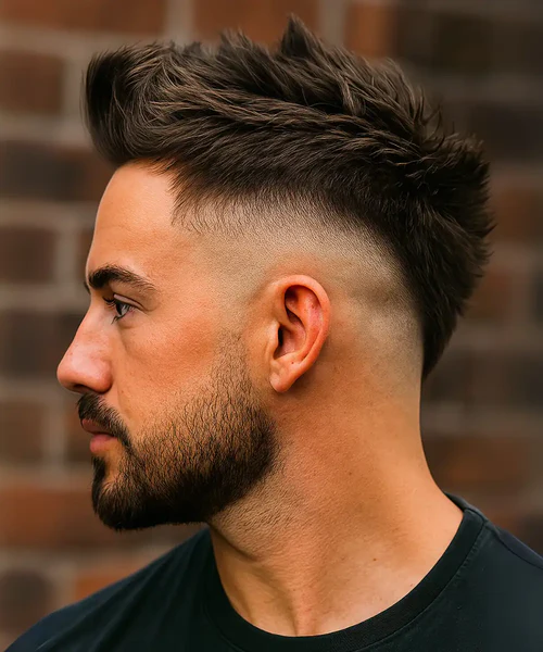 Faux Hawk High Fade