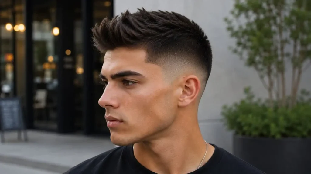Faux Hawk Mid Fade