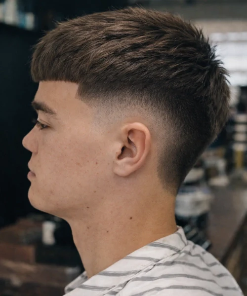 French Crop Burst Fade