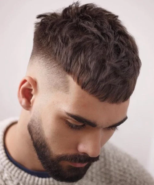 High Fade Textured Crop