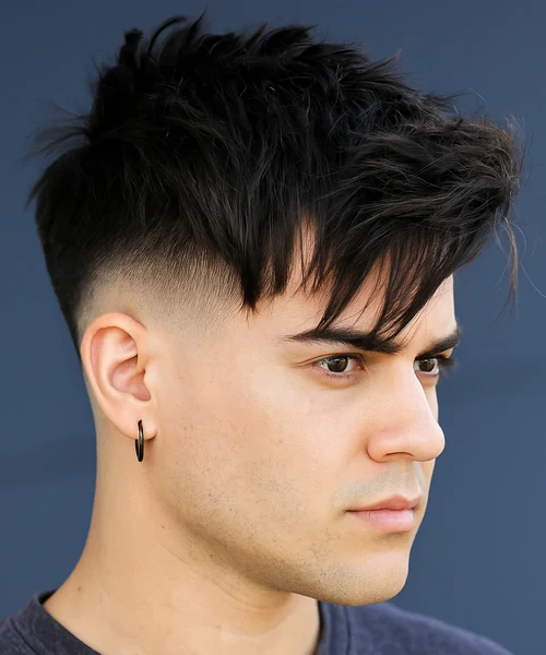 High Fade for Wavy Hair