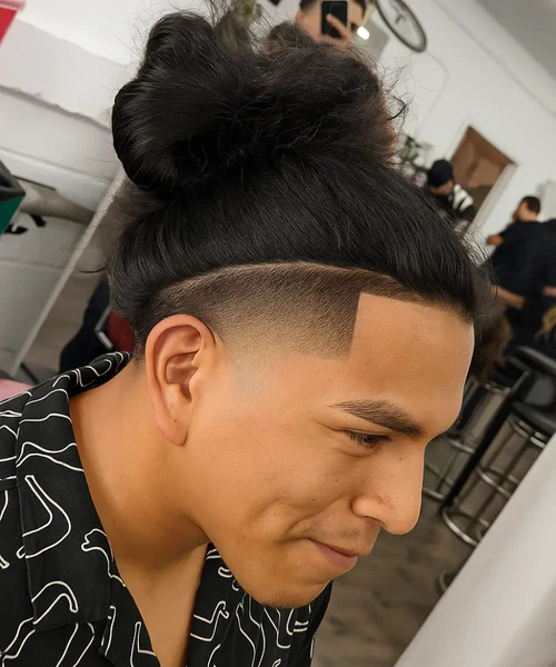 Long Top High Taper Fade