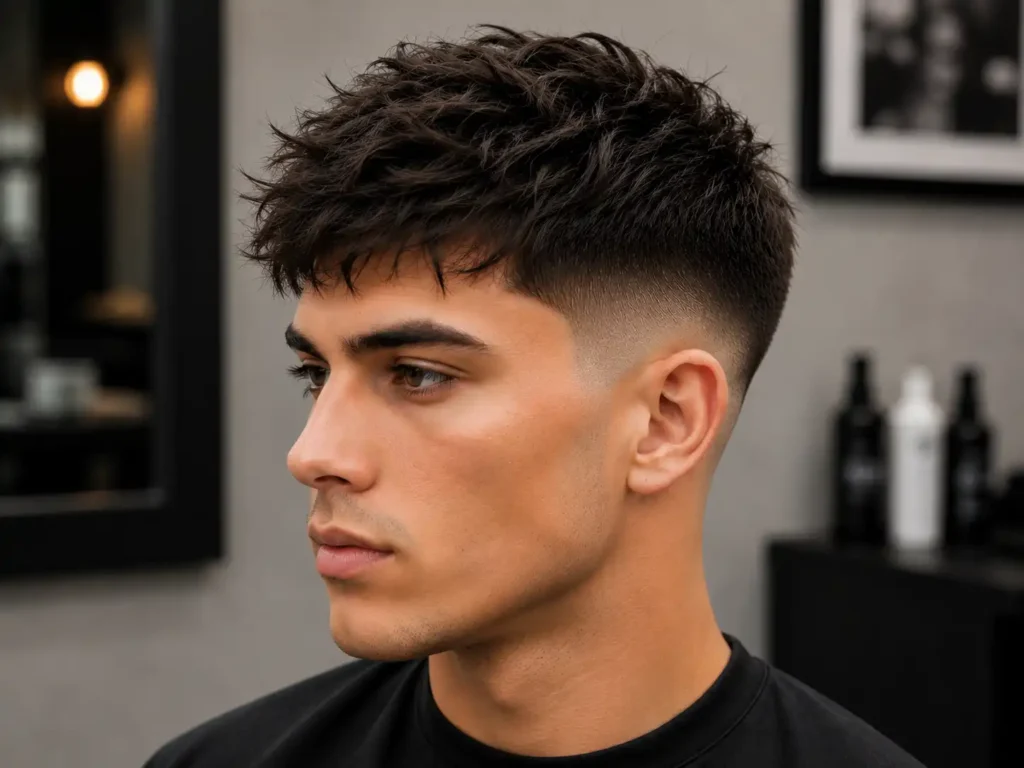 Messy Mid Fade