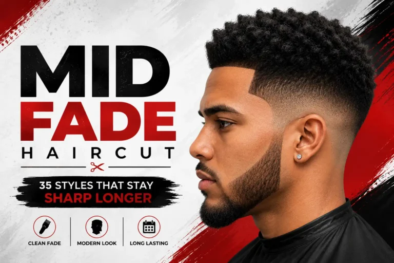 Mid fade haircut