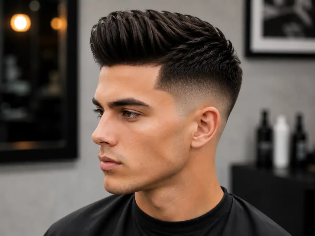 Pompadour Mid Fade