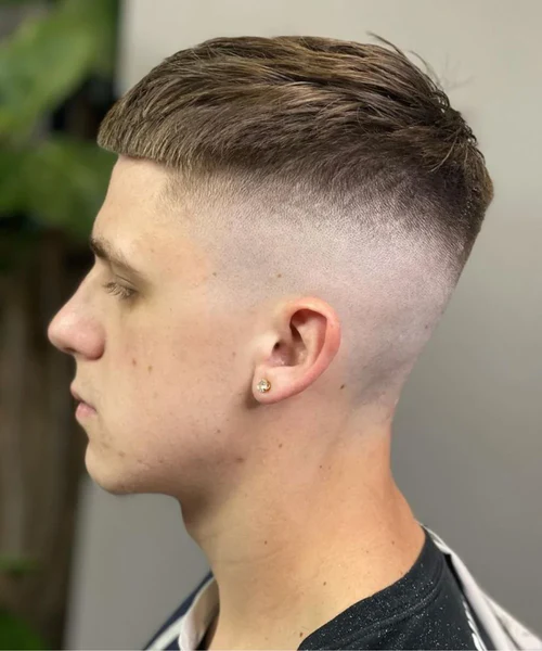Side Part High Fade