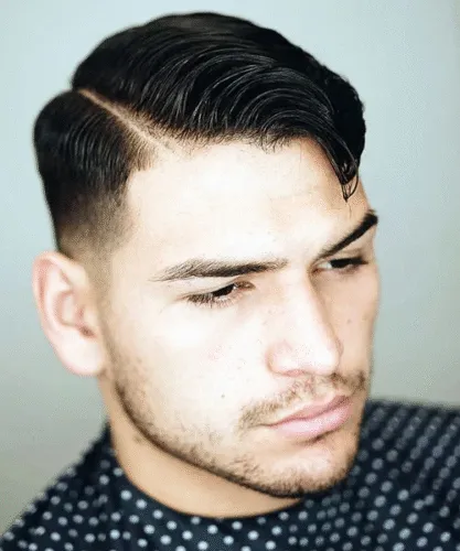 Side Part Low Fade