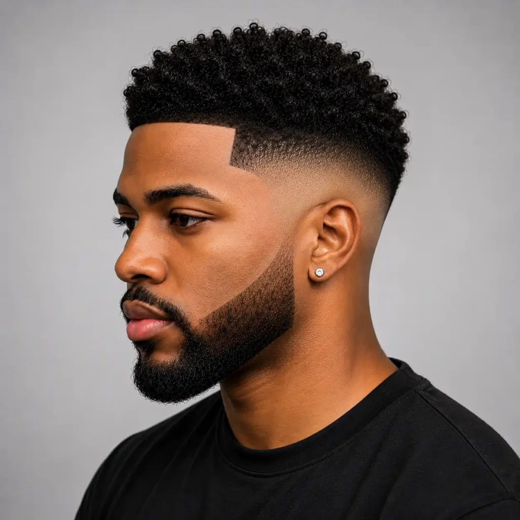 Skin fade Black men
