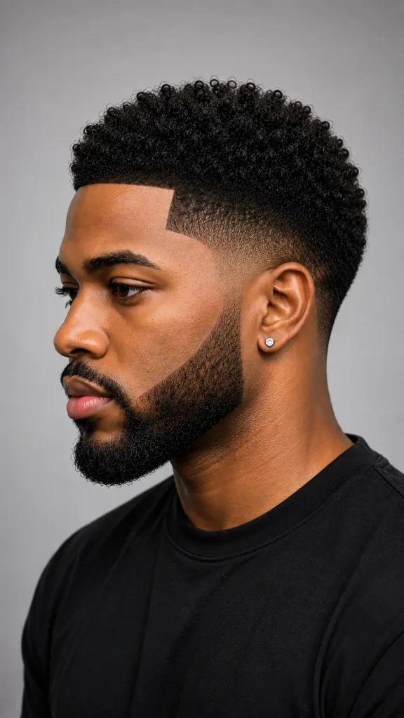 Taper fade Black men