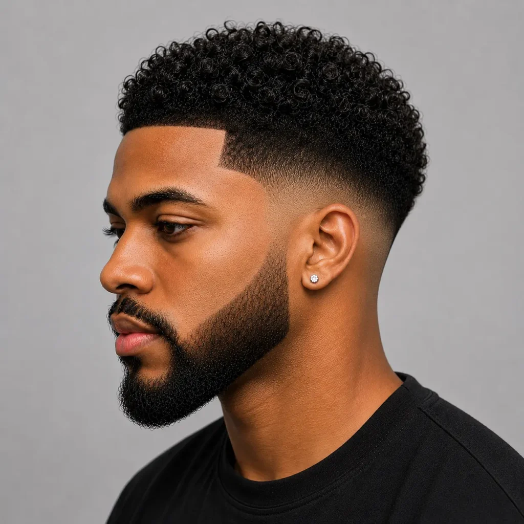 Temp Fade with Curls