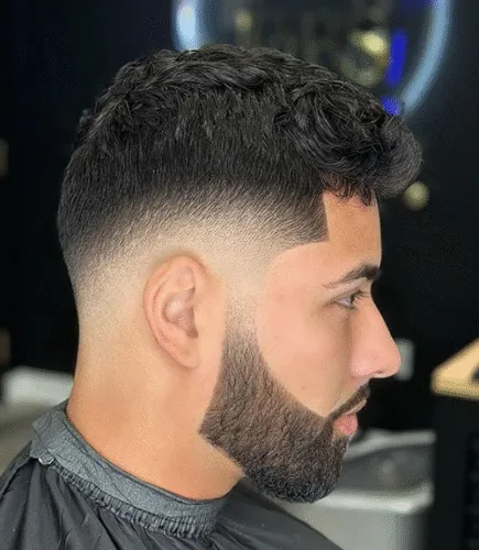Textured Crop Low Fade