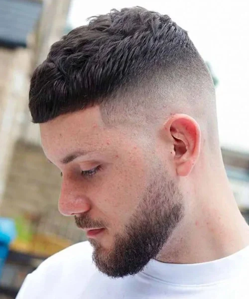 Textured Crop with Beard