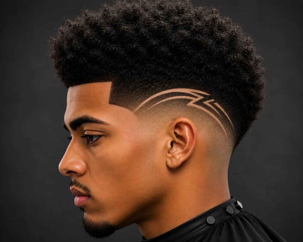 Afro Fade Hair Design