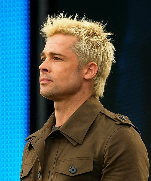 Blonde Spiky Hair