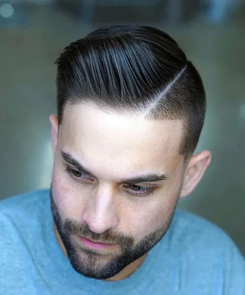 Comb Over with Line Up