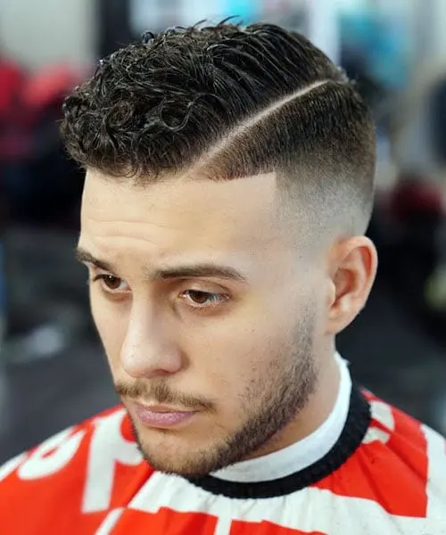 Curly Comb Over