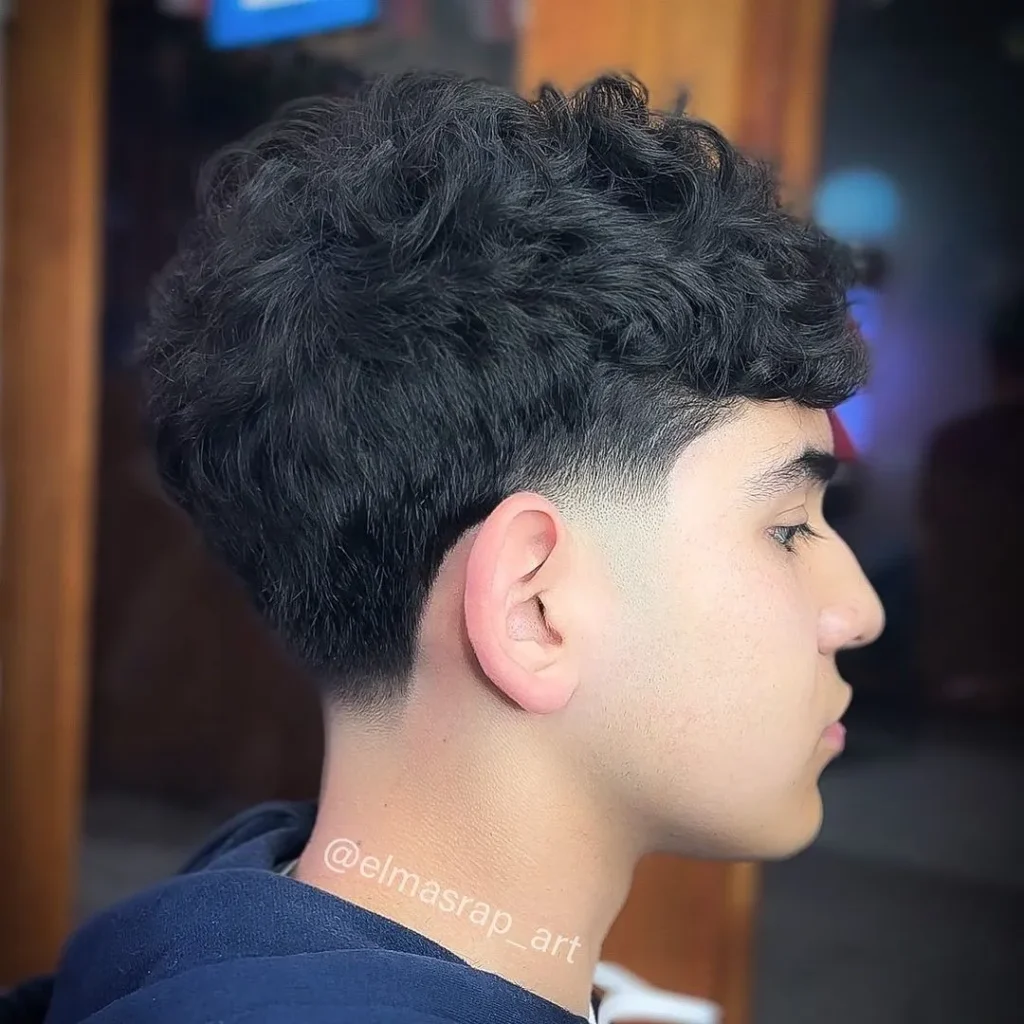 Curly Crop Blowout Taper