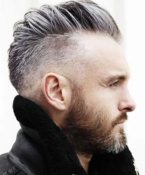 Faux Hawk Undercut Fade
