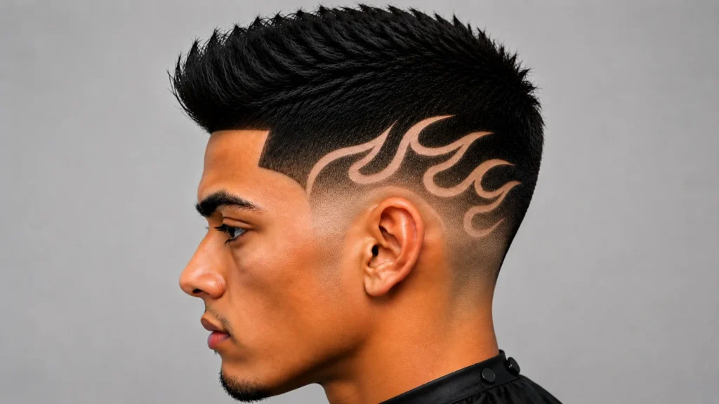 Flame Hair Design