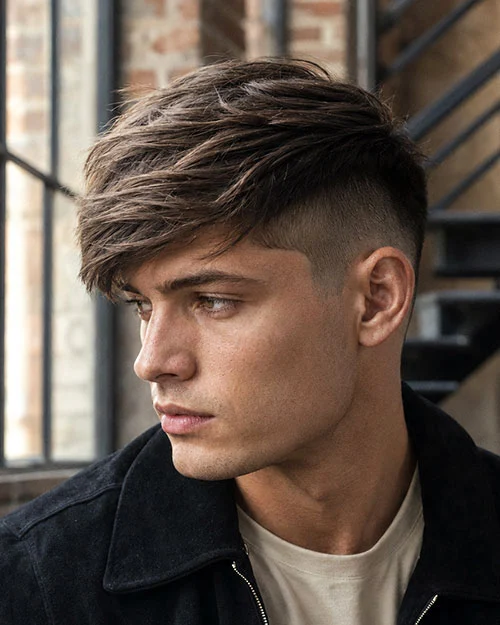 Fringe Undercut Fade