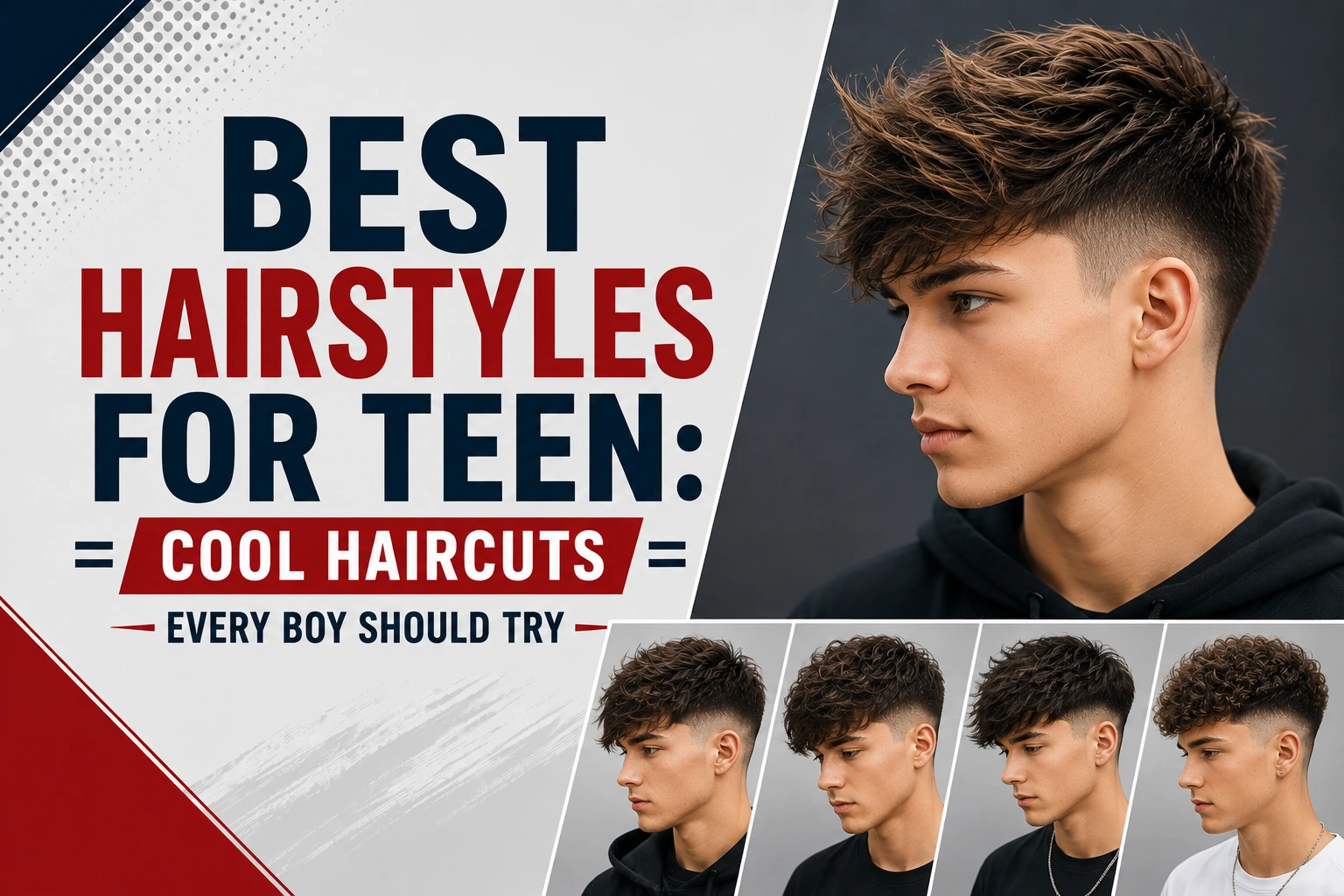 Hairstyles for Teen Boys