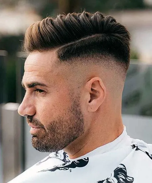 High Fade Comb Over