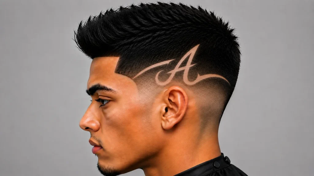 Initial Letter Hair Design