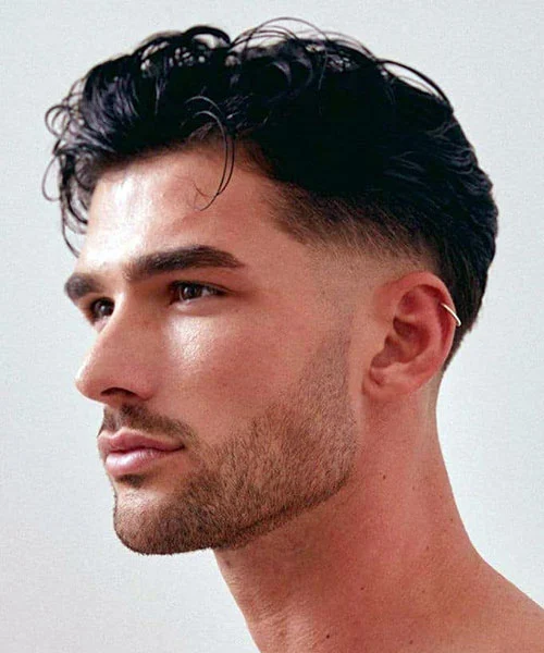 Messy Undercut Fade