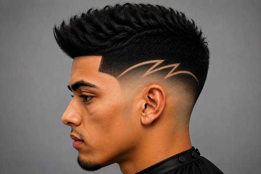 Mid Fade with Design