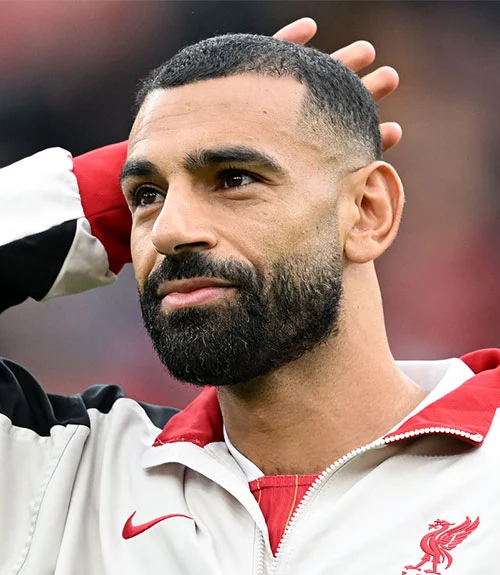 Mohamed Salah Curly Top Fade