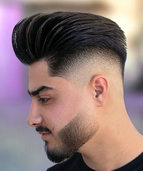 Pompadour Undercut Fade
