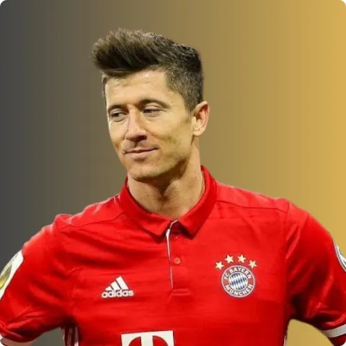Robert Lewandowski Comb Over Fade