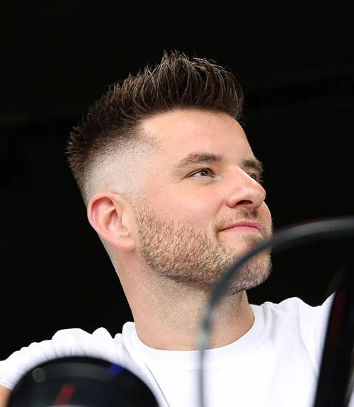 Short Spiky Fade Haircut