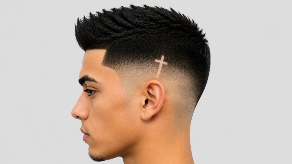 Small Cross Hair Design