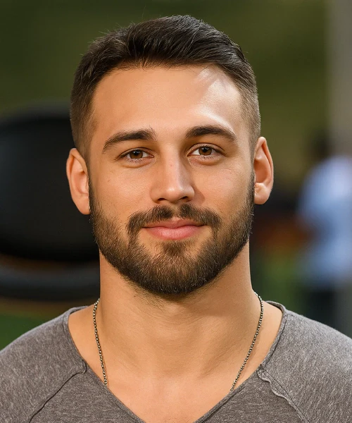 Textured Ivy League Haircut