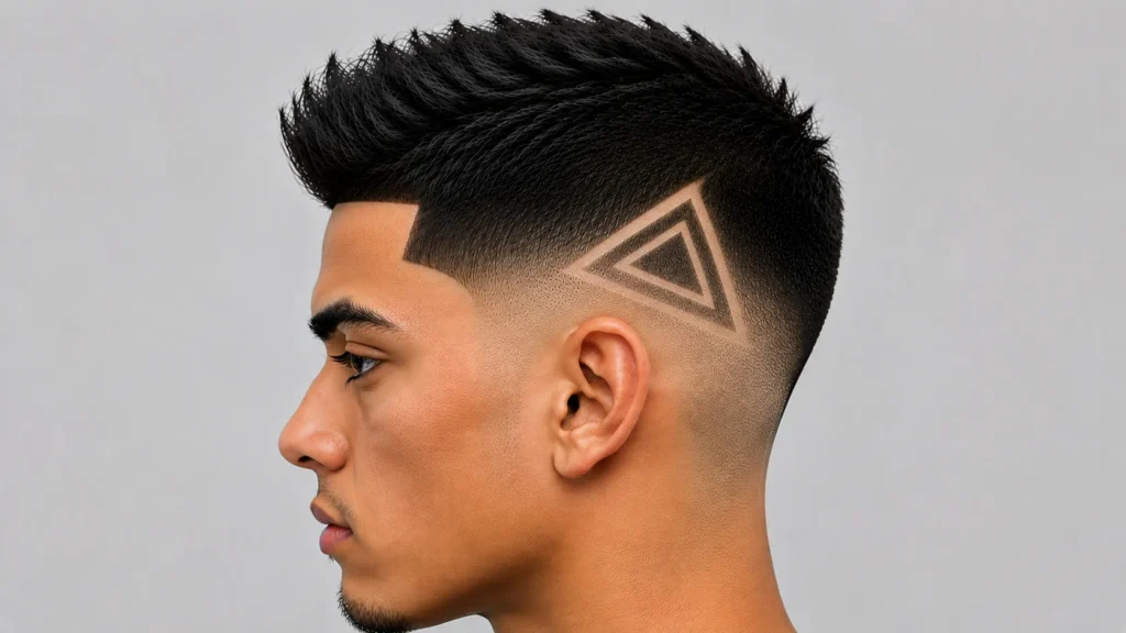 Triangle Hair Design