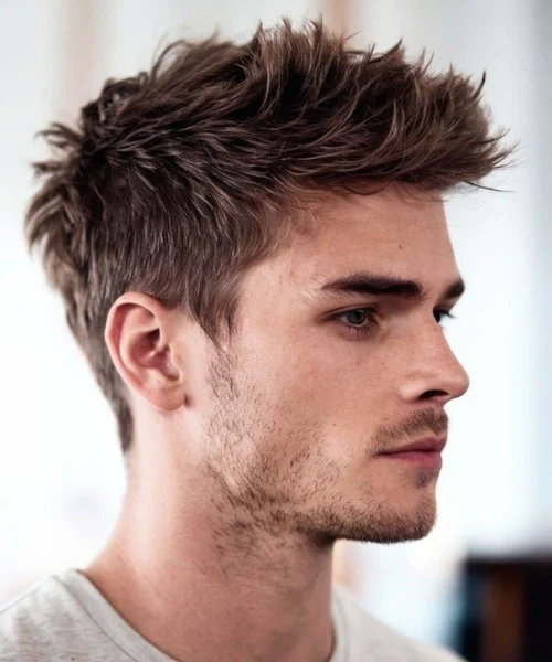 Wavy Spiky Hair